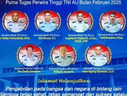 7 Pati TNI Angkatan Lingkungan Pensiun, 3 pada Antaranya Marsekal Pertama