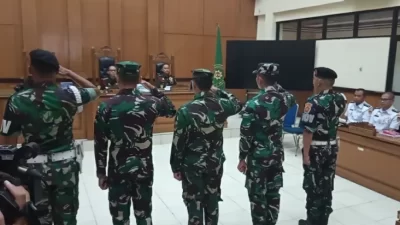 Penembakan Bos Rental, 3 Anggota TNI AL Dituntut Bayar Restitusi Rp796 Juta ke Keluarga Korban