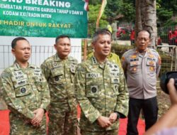Kasrem 043/Gatam Pimpin Ground Breaking 30 Jembatan Perintis Garuda Di Lampung, Percepat Konektivitas dan Ekonomi Warga — PINTUINFORMASI.ID